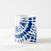Indigo Blue Tie Dye Coffee Mok (Center)