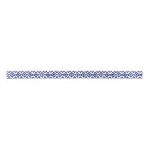 Indigo Blue Tribal Ikat Diamond White Chevron