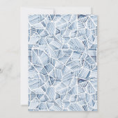 Indigo Blue Waterverf Happy Vaderdag (Achterkant)