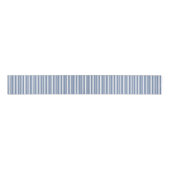 Indigo Blue White met striptekening Grosgrain Ribb Lint (Voorkant)
