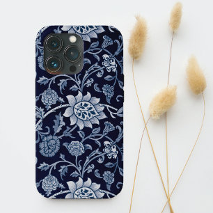 Indigo Blue Wildflower Meadow iPhone 13 Pro Hoesje