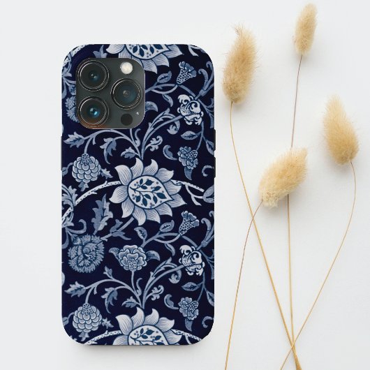 Indigo Blue Wildflower Meadow Case-Mate iPhone Case