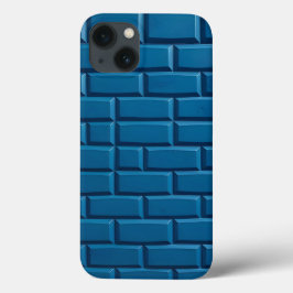 Indigo Brick Design iPhone Case Strong Look