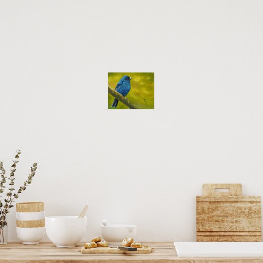 Indigo Bunting - Poster (Cuisine)
