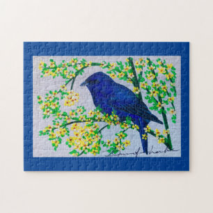 Indigo Bunting Puzzle Legpuzzel
