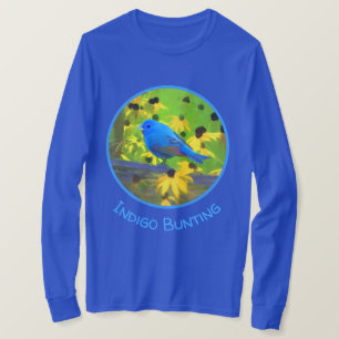 Indigo Bunting Schilderen - Oorspronkelijke vogelk T-shirt