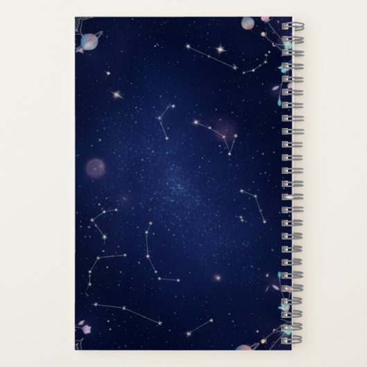 Indigo Celestial Mandala Journal (Verso)