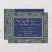 Indigo Cirkels Kaart (Voorkant / Achterkant)