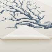 Indigo Coral Sherpa Deken (3/4)