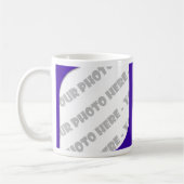 Indigo Curves Foto Mok - Creëer Uw eigen (Links)