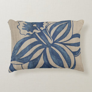 Indigo Daffodil Decoratief Kussen
