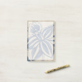 Indigo Daffodil Post-it® Notes (Op bureau)