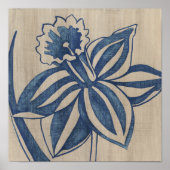 Indigo Daffodil Poster (Voorkant)