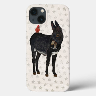 INDIGO DONKEY EN CARDINAL iPhone 13 HOESJE