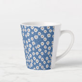 Indigo Dream Daisies Latte Mok (Rechts)