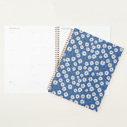 Indigo Dream Daisies Planner (Display)