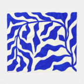 Indigo elegantie fleece deken (Voorkant (Horizontaal))