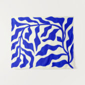 Indigo elegantie wandkleed (Voorkant (horizontaal))