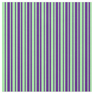 Indigo en Green Pattern Stof