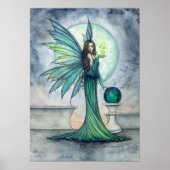 Indigo en Jade Fairy Fantasy Art Molly Harrison Poster (Voorkant)