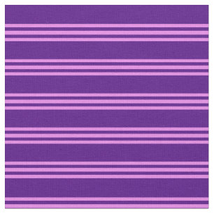 Indigo en Violet Lined Pattern Stof