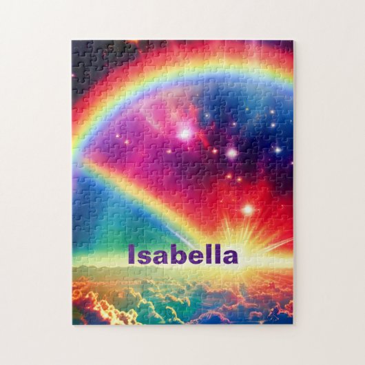 Indigo Evenement Over Fantasy Indigo Wolken Scène Legpuzzel (Verticaal)