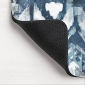 Indigo-extractie - Geometrisch Muismat (Hoek)