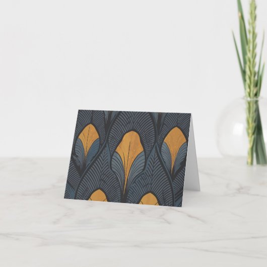 Indigo Feather Bedankkaart (Voorkant)