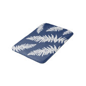 Indigo Fern Botanical Bath Mat (Gekanteld)