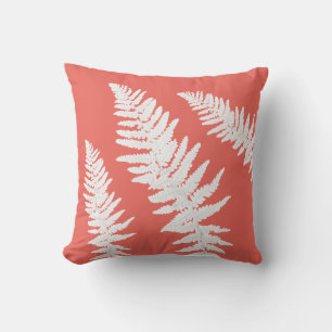 Indigo Fern Botanical Toss Pillow Kussen