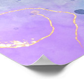 Indigo Flame de Zeemeermin Poster (Hoek)