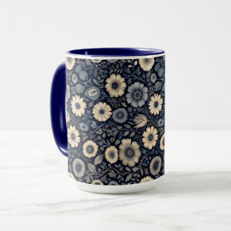 Indigo Floral Art | Geïnspireerd ontwerp van Burne Mok