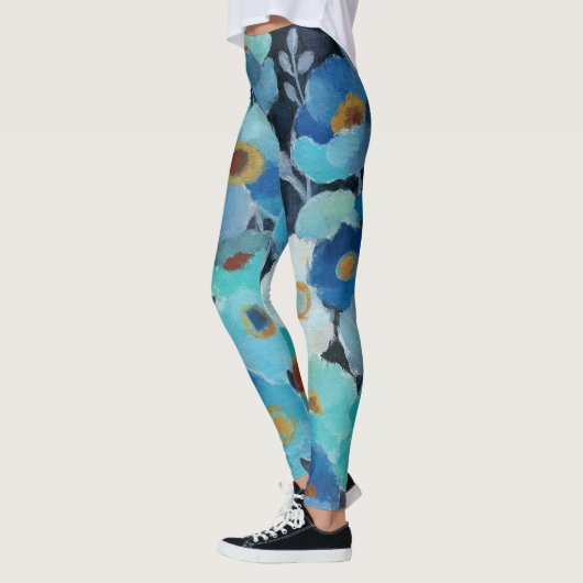 Indigo Flowers Leggings (Links)