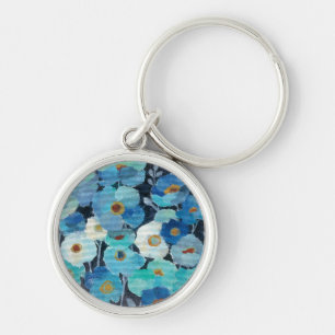 Indigo Flowers Sleutelhanger