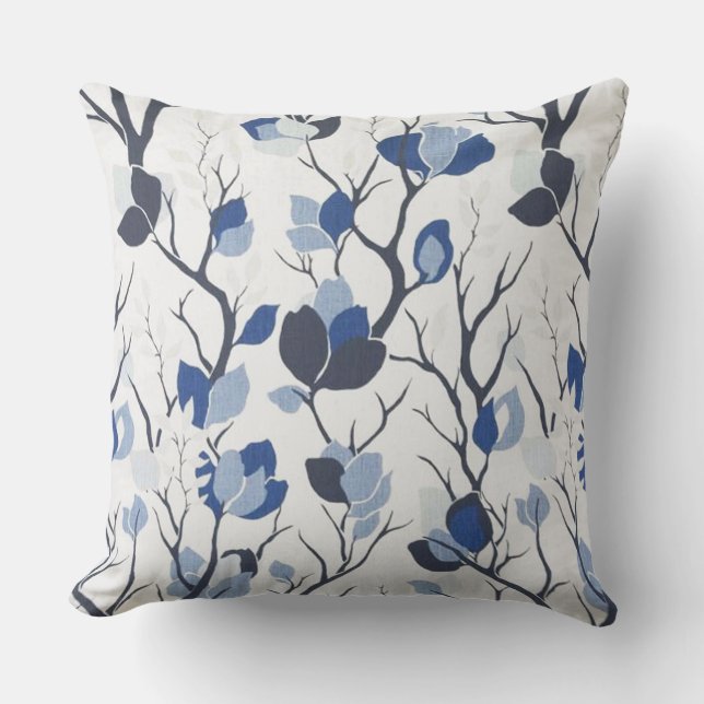 Indigo Folift Designer Coussin extérieur (Recto)
