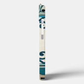 Indigo Frieze II, niet in reliëf Case-Mate iPhone Case (Achterkant / Links)