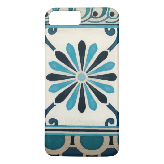 Indigo Frieze II, niet in reliëf Case-Mate iPhone Case (Achterkant)