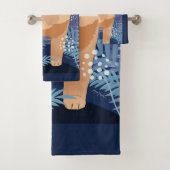 INDIGO gladde chow badhanddoek set Bad Handdoek (Insitu)