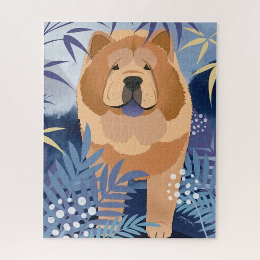 INDIGO gladde chow puzzel (Verticaal)