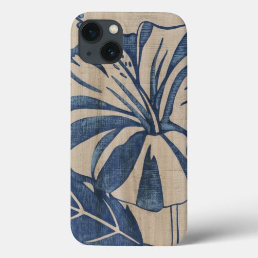 Indigo Hibiscus Case-Mate iPhone Case (Achterkant)