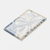 Indigo Hibiscus Post-it® Notes (Schuin)