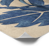 Indigo Hibiscus Poster (Hoek)