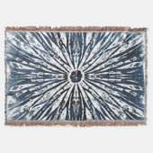 Indigo Ink Radial Motif Deken (Voorkant)