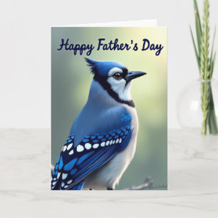Indigo Kuifvogelkaart Kaart