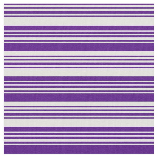 Indigo & Light Cyan Pattern of Stripes Stof (Close Up)
