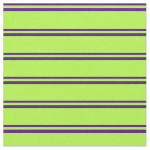 Indigo & Light Green Stripes/Lines Pattern Stof