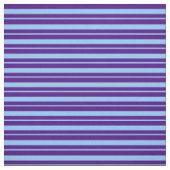 Indigo & Light Sky Blue Stripes/Lines Pattern Stof (Swatch)