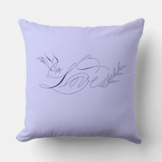 Indigo Lovebird Kussen