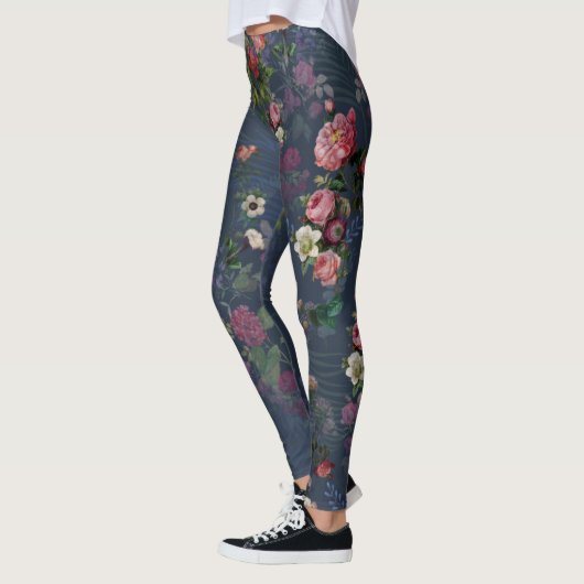 Indigo Magische Botanische Tuin Leggings (Links)