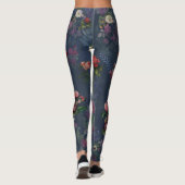 Indigo Magische Botanische Tuin Leggings (Achterkant)